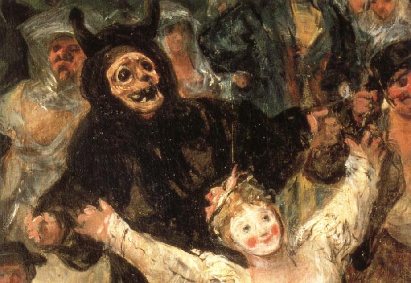 Francisco Goya Details of The Burial of the Sardine china oil painting image